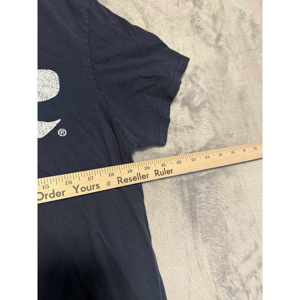 Miller T-Shirt Mens Large Blue Round Neck Short Sleeve Regular Vintage Feel - Picture 2 of 5
